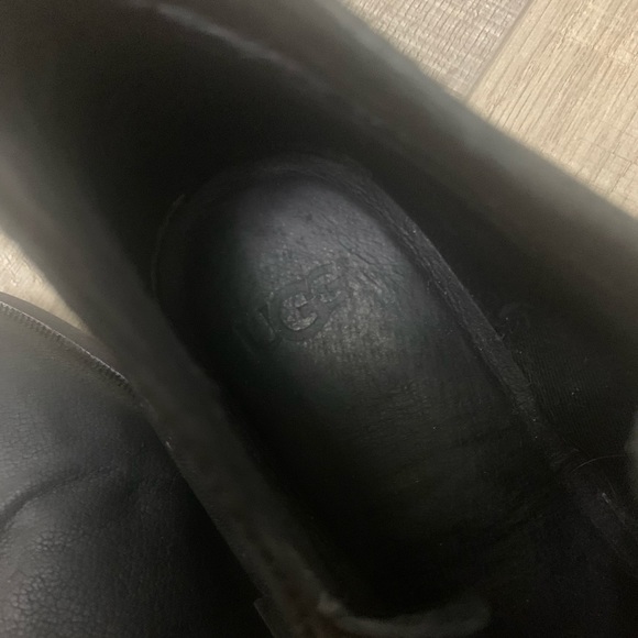 UGG Australia Womens Glee Black Ankle Boots Size 11 - Picture 9 of 10